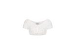 Dirndlbluse NÜBLER "Dirndlbluse Carmen Maria", Damen, Gr. 34, weiß, Obermaterial: 100% Polyacryl PAN., Blusen Dirndlbluse