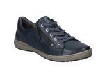 Sneaker JOSEF SEIBEL "Caren 12, ocean", Damen, Gr. 36, blau (ocean), Obermaterial: 100% Rindsleder Leather cow., Schuhe Sneaker