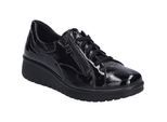 Schnürschuh JOSEF SEIBEL "Calais 22, schwarz", Damen, Gr. 41, schwarz, Obermaterial: 100% Rindsleder Leather cow., Schuhe Schnürschuh
