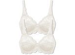 Bügel-BH SUSA "2er Pack Bügel BH Latina", Damen, Gr. 110, Cup F, beige (champagner champagner), Obermaterial: 77% Polyamid PA. 15% Baumwolle CO. 8% Elasthan EL., BHs Bügel-BH