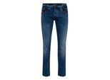 5-Pocket-Jeans BLEND "5-Pocket-Hose BHBlizzard", Herren, Gr. 36, Länge 34, blau (denim middle blau), Obermaterial: 98% Baumwolle CO. 2% Elasthan EL., Hosen 5-Pocket-Jeans