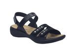 Sandale JOSEF SEIBEL "Ibiza 86, schwarz", Damen, Gr. 40, schwarz, Obermaterial: 100% Rindsleder Leather cow., Schuhe Sandale