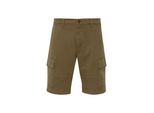 Cargoshorts INDICODE "Cargoshorts IDBrom", Herren, Gr. L, N-Gr, grün (army), Obermaterial: 98% Baumwolle CO. 2% Elasthan EL., Hosen