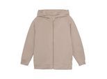 Kapuzensweatjacke EN FANT "Kapuzensweatjacke ENHoodie", Mädchen, Gr. 116, rosa (shadow gray), Obermaterial: 95% Baumwolle CO. 5% Elasthan EL., Sweatjacken