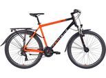 Mountainbike REDLOUD "AA.01" Gr. 48, schwarz (schwarz, rot, schwarz), Fahrräder, 48cm, 27,5 Zoll (69,85cm)