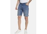 Bermudas BABISTA "Jeansbermuda CARZINI", Herren, Gr. 52, N-Gr, blau, Obermaterial: 98% Baumwolle CO. 2% Elasthan EL., Hosen Bermudas