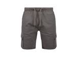 Cargoshorts INDICODE "Cargoshorts IDFrances", Herren, Gr. M, N-Gr, grau, Obermaterial: 98% Baumwolle CO. 2% Elasthan EL., Hosen