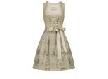 Dirndl NÜBLER "Dirndl mini Gerhild", Damen, Gr. 36, EURO, blau, Obermaterial: 100% Polyester PES., Kleider