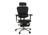 hjh OFFICE Luxus Chefsessel ERGOHUMAN PLUS LEGPRO GEN2 Leder mit Armlehnen (höhenverstellbar)
