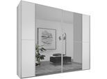 Schwebetürenschrank STAUD "Sonett 220, Made in Germany", weiß, B:270cm H:240cm T:68cm, Holzwerkstoff, Schränke, Schwebetürenschrank, mit vier verschiedenen Ausstattungsvarianten