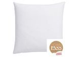 Federkopfkissen OTTO HOME "Chevillon, Kopkissen 40x80 cm, 80x80 cm", weiß, B:80cm L:80cm, Bezug: 100% Baumwolle. Füllung: 70% Federn, 30% Daunen, Kopfkissen, Kissen für Allergiker geeignet (Hausstauballergiker), Nomite