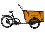 E-Bike GREENSTREET "Family-Cargo 672 Wh" Gr. 54, schwarz, Elektrofahrräder, 54cm, 20 Zoll (50,80cm), Blinker, Topseller