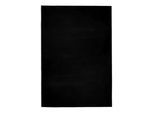 Teppich KAYOOM "Surfacer 225", schwarz, B:80cm H:12mm L:150cm, Polyester, Teppiche, Teppich, weicher Kurzflor, Wohnzimmer