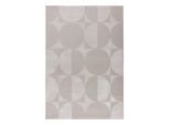 Teppich KAYOOM "Stage 625", silber, B:80cm H:11mm L:150cm, Polypropylen, Teppiche, Teppich, weicher Kurzflor, Hoch Tief Struktur, Wohnzimmer