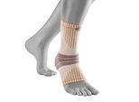 Bandage BAUERFEIND "Outdoor Ankle Support", Gr. XXL, orange (sandstone, orange), Obermaterial: 50% Polyamid, 25% Wolle, 25% Elasthan, Bandagen Bandage, Erste Hilfe Artikel