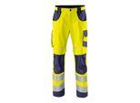 Kübler Hose REFLECTIQ PSA 2 warngelb/dunkelblau Form 2207 Größe 24 ; Kübler Workwear (2207 8340-3448-24)
