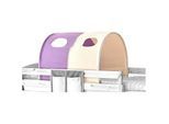 Tunnelset 'Tunnelset', lila/beige