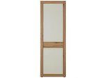 Garderobenschrank in Weiß/Eichefarben