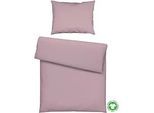 Bettwäsche Bio-Anna Uni Flieder ca. 140x200cm