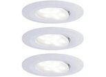 LED-Deckenleuchte Calla IP65 in Weiß max. 3x 5,5 Watt Deckenlampe