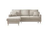 Ecksofa Valentina Beige Cord