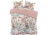 Bettwäsche Denise Blumen XXL Mauve ca. 200x220cm