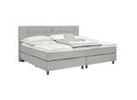 Boxspringbett Primo Hellgrau ca. 220x200cm
