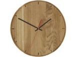 Wanduhr Eichefarben
