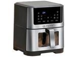Heißluftfritteuse Alpina Schwarz/Silber max. 1800Watt