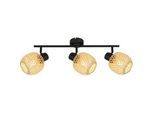Deckenleuchte Natur Schwarz/Beige max. 5 Watt Deckenlampe