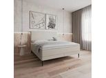 Boxbett Nevada Beige ca. 160x200 cm mit Topper