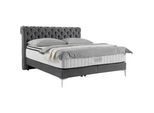 Boxspringbett Queen in Anthrazit ca. 160x200cm