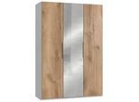 Drehtürenschrank Level 36A mit Spiegel ca. 150 cm Eiche Dekor
