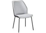 Stuhl Ella Grau/Schwarz