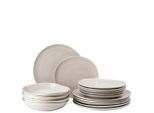 Rosenthal Kombiservice Junto, Greige, Keramik, 18-teilig, 31.7x28.1x32 cm, DIN EN ISO 14001, DIN EN ISO 9001, Essen & Trinken, Geschirr, Geschirr-Sets, Kombiservice