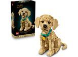 Konstruktionsspielsteine LEGO "Golden Retriever Welpe (11384), LEGO Icons", beige, Spielbausteine, Kunststoff