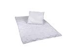 Premium Bettenset Mikrofaser, 2-teilig – Steppbettdecke 200x200 cm Kopfkissen 80x80 cm
