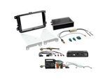 2-DIN Kit mit Fach Skoda/VW Klavierlack 52Pin i-dapter