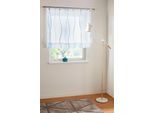 Raffrollo OTTO HOME "Dimona" Gr. 1, weiß (weiß, blau), B:45cm H:140cm, Voile, Obermaterial: 100% Polyester, Raffrollos, Raffrollo, Transparent, Voile, Polyester, Wellen