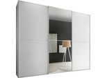 Schwebetürenschrank STAUD "Sinfonie Plus, edles Design in hochwertiger Qualität, Made in Germany", weiß, B:249cm H:222cm T:68cm, Holzwerkstoff, Schränke, Schwebetürenschrank, Mit Spiegeltüre und vier verschiedenen Ausstattungsvarianten