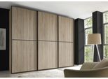 Schwebetürenschrank STAUD "Sinfonie Plus, edles Design in hochwertiger Qualität, Made in Germany", braun (sonoma eiche), B:249cm H:222cm T:68cm, Holzwerkstoff, Schränke, Schwebetürenschrank, Mit vier verschiedenen Ausstattungsvarianten