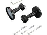 Deckenträger für Gardinenstangen LIEDECO, schwarz, Ø:1,6cm, Gardinenstangenhalterungen, Deckenträger für Gardinenstangen, für Gardinenstangen Ø 16 mm