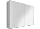 Schwebetürenschrank STAUD "Sonett 100, Made in Germany", weiß, B:249cm H:222cm T:68cm, Holzwerkstoff, Schränke, Schwebetürenschrank, mit vier verschiedenen Ausstattungsvarianten