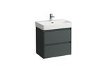 Laufen Pro S Waschtischunterschrank H4112621082661 57,2x51,5x36,1cm, 2 Schubladen, Verkehrsgrau