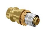 Uponor S-Press PLUS Kupplung 1090678 16 x 15 mm, Edelstahl/ CU V