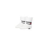 Socken TOMMY HILFIGER "TH BABY SOCK FLAG SOCK", Mädchen, Gr. 15-18, weiß, Baumwollmischung, Socken Socken, mit Antirutsch-Noppen an der Fußsohle