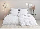 Bettwäsche OTTO HOME "Elliant in Gr. 135x200 oder 155x220 cm", beige (natur), B/L: 155cm x 220cm, 1 Stk., 1 Stk., Renforcé, B/L: 80cm x 80cm, 2 Stk., Renforcé, Obermaterial: 100% Baumwolle, Bettwäsche, Bettwäsche, Bettwäsche aus Baumwolle, elegante Bettwäsche mit Hochtief-Struktur