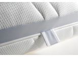Matratzenersatzbezug BECO "gut schlafen Matratzenschutz 90x200, 140x200cm & weitere Größen", weiß (weiß, neutral), B:80cm H:15cm L:200cm, Bezug: 60% Polyester, 38% Viskose, 2% Elasthan. Steppfüllung: 100% Polypropylen, Matratzenzubehör, Matratzenersatzbezug, Matratzenersatzbezug, Allergiker geeignet Hausstauballergiker)