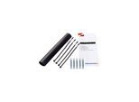 HellermannTyton LVRK-L-24/6-200POXBK Kabel-Reparatur-Set schwarz, für beschädigte Kabel bis Ø24mm, 380-04019)
