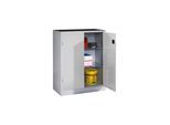 C+P Schwerlast-Beistellschrank mit Drehtüren, innen 2 Böden, H1200xB930xT500mm Front Lichtgrau Korpus Lichtgrau ; C + P Möbelsysteme (8521-052|S10165)
